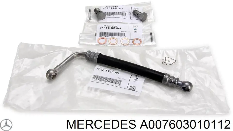 Uszczelka przewodu dopływu oleju do turbiny Chrysler 5080136AB cena, od 0,69 USD
