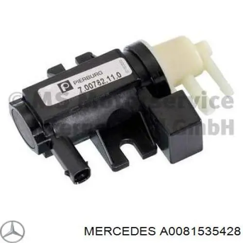 Zawór elektromagnetyczny regulacji klapy EGR Mercedes A0081535428 cena, od 58,21 USD