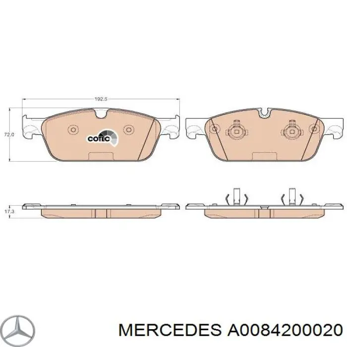  Mercedes A0084200020