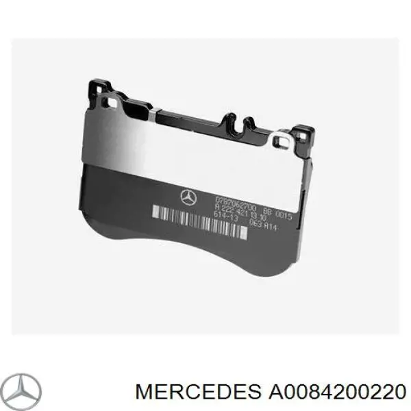 Klocki hamulcowe przednie tarczowe Mercedes A0084200220 cena, od 58,28 USD