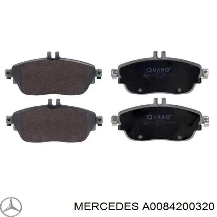 A0084200320 Mercedes Klocki hamulcowe przednie tarczowe
