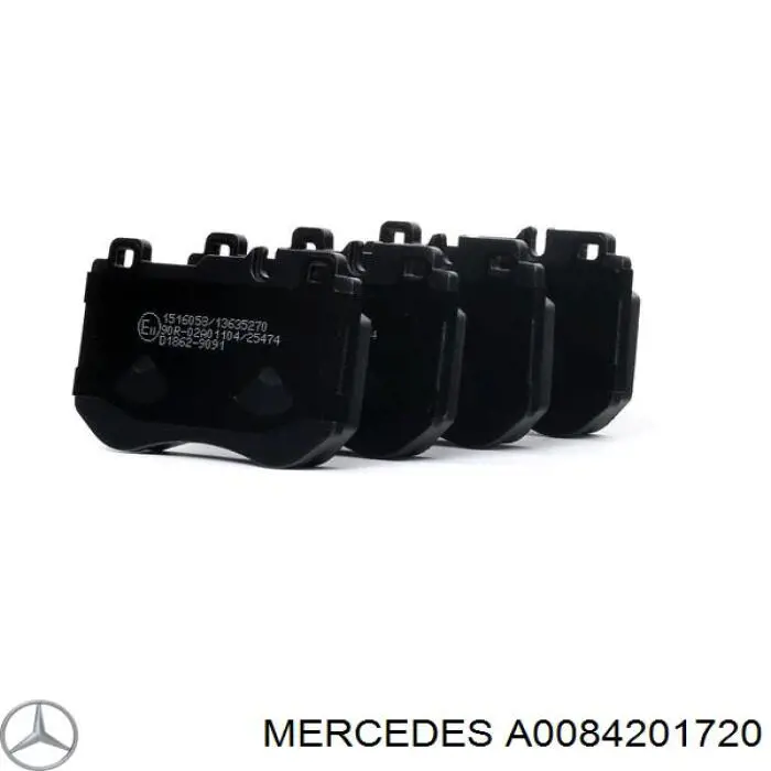 A0084201720 Mercedes Klocki hamulcowe przednie tarczowe