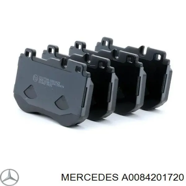 Klocki hamulcowe przednie tarczowe Mercedes A0084201720 cena, od 35,03 USD