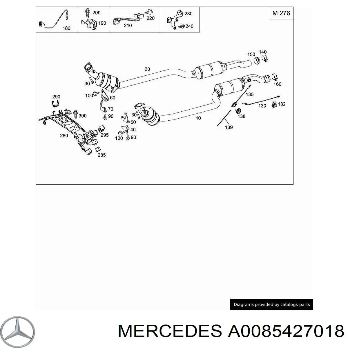 Sonda lambda czujnik tlenu po katalizatorze Chrysler Sebring (JR)