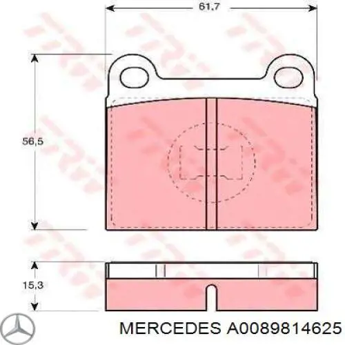 Łożysko alternatora Mercedes A0089814625 cena, od 9,50 USD