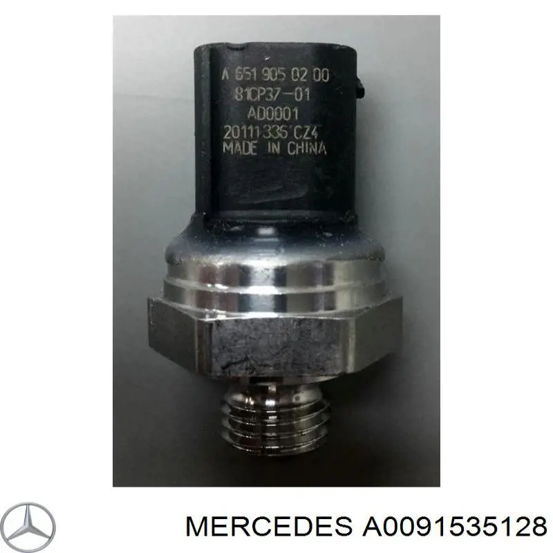 Czujnik ciśnienia spalin Mercedes A0091535128 cena, od 46,11 USD