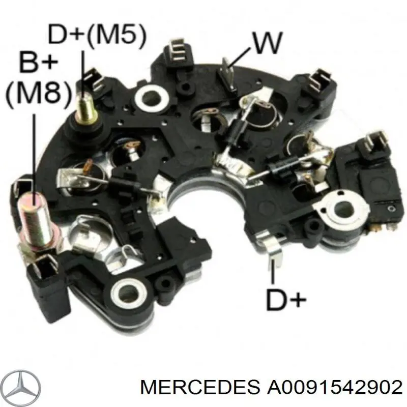 A0091542902 Mercedes alternator