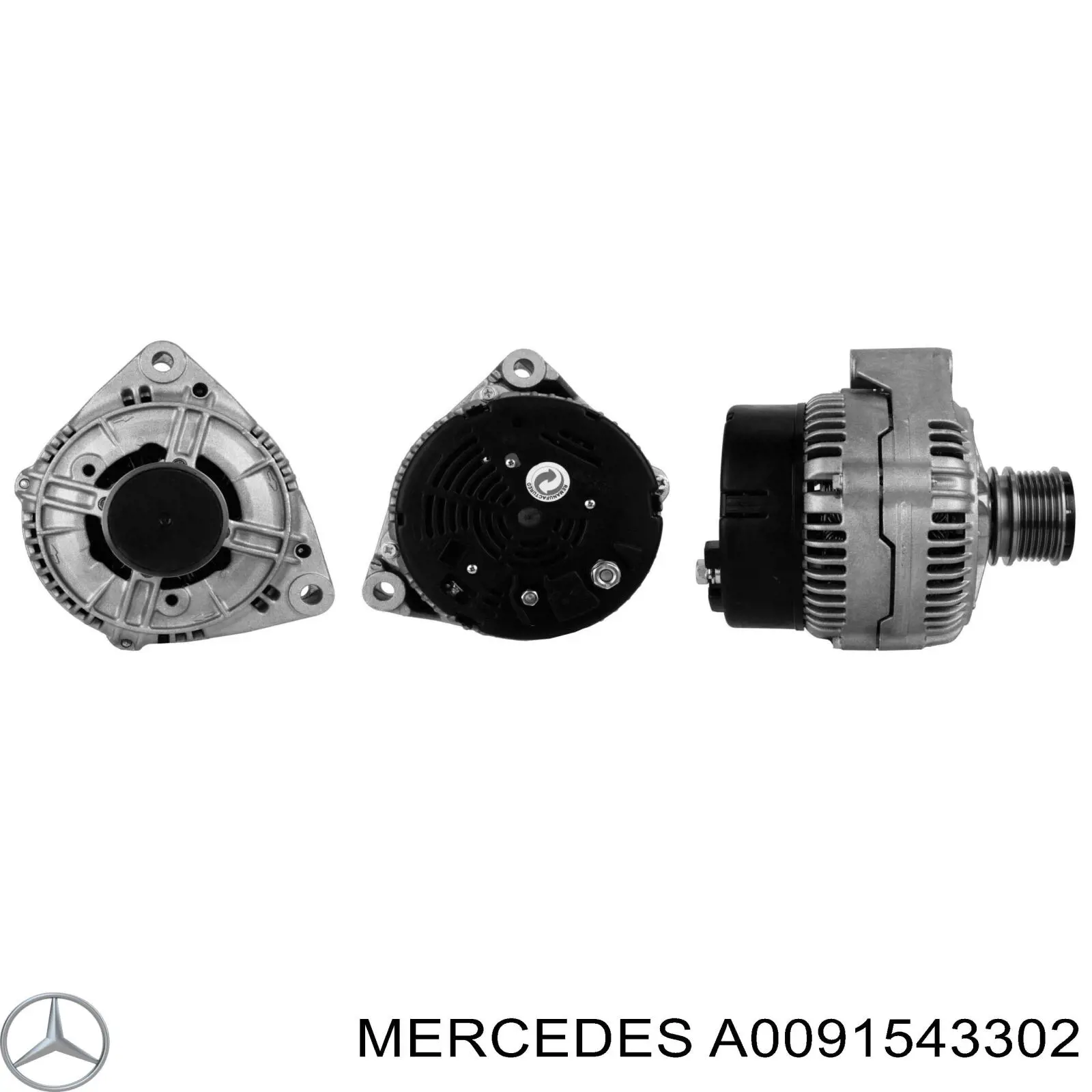 A0091543302 Mercedes alternator