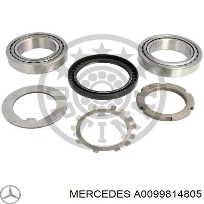 A0099814805 Mercedes Łożysko piasty przedniej