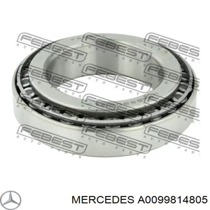 Łożysko piasty przedniej Mercedes A0099814805 cena, od 18,28 USD