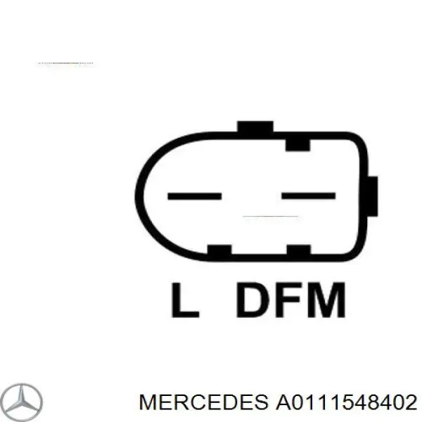 Alternator Mercedes A0111548402 cena, od 158,34 USD