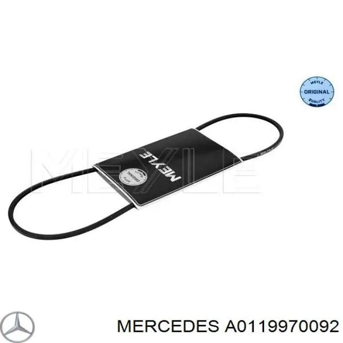 Pas napędowy mechanizmów Mercedes A0119970092 cena, od 6,34 USD