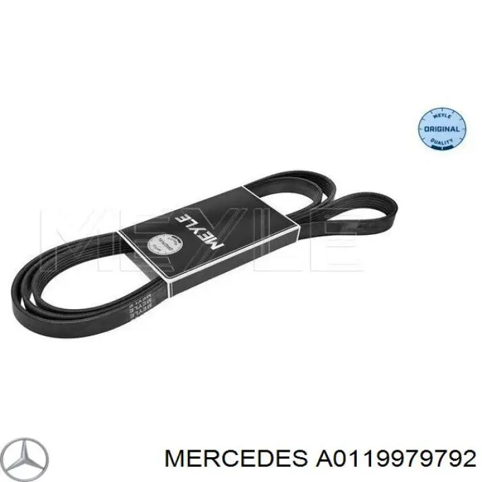 Pas napędowy mechanizmów Mercedes A0119979792 cena, od 22,96 USD