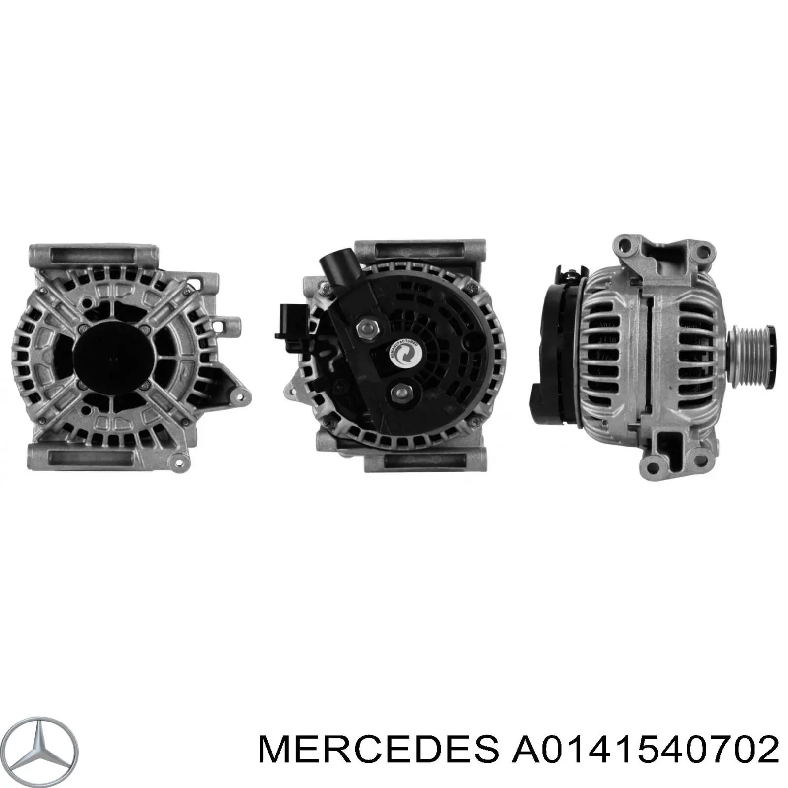 Alternator Mercedes A0141540702 cena, od 158,50 USD