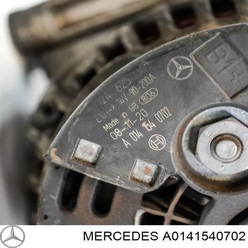 A0141540702 Mercedes Alternator