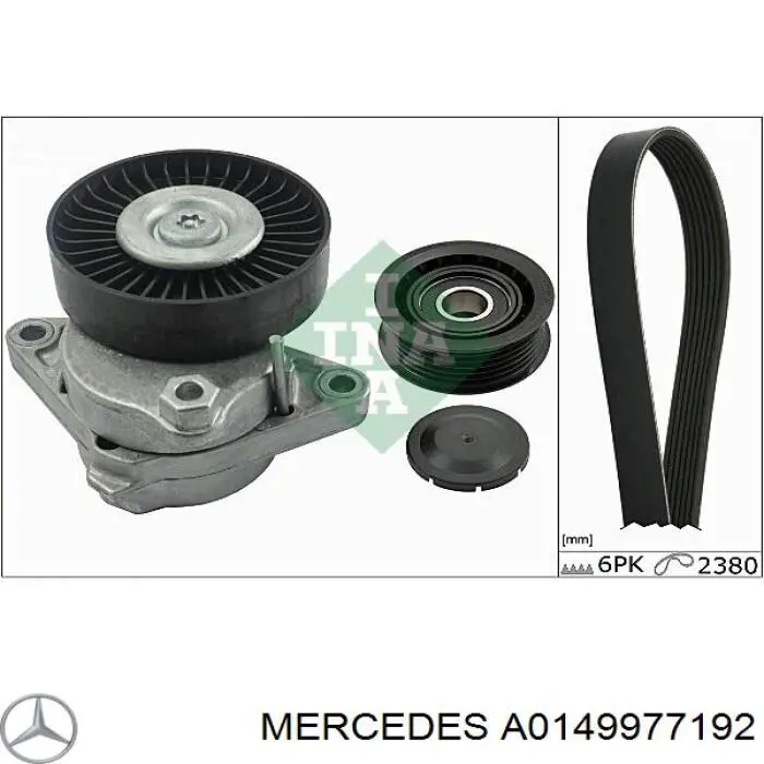 A0149977192 Mercedes pas napędowy mechanizmów