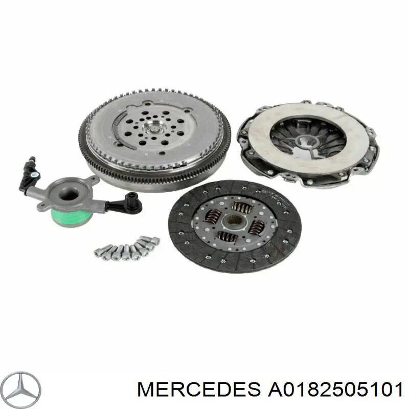 A0182505101 Mercedes Zestaw sprzęgła (3 części)
