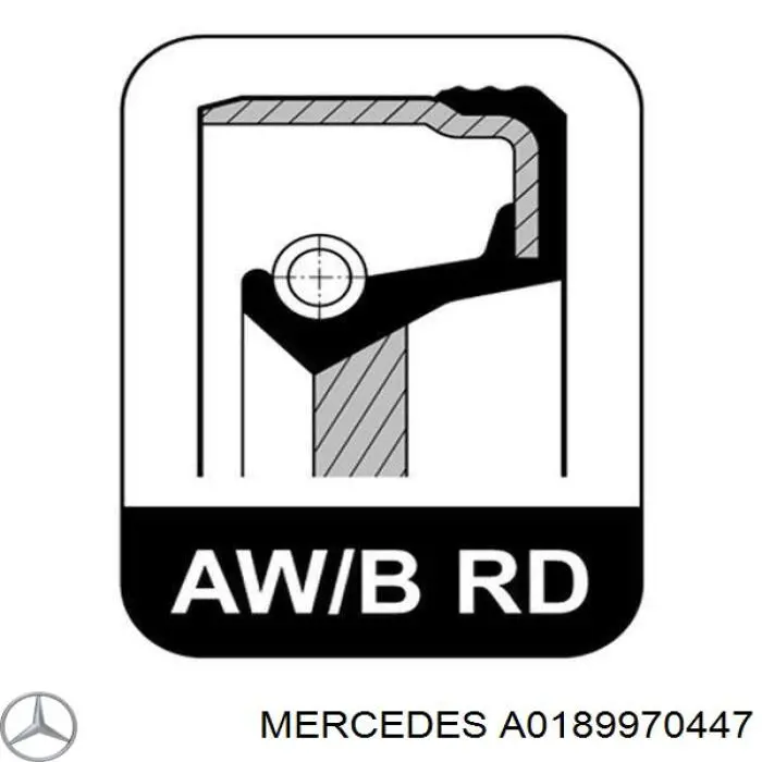 Uszczelniacz pompy olejowej automatycznej skrzyni biegów Mercedes A0189970447 cena, od 10,68 USD