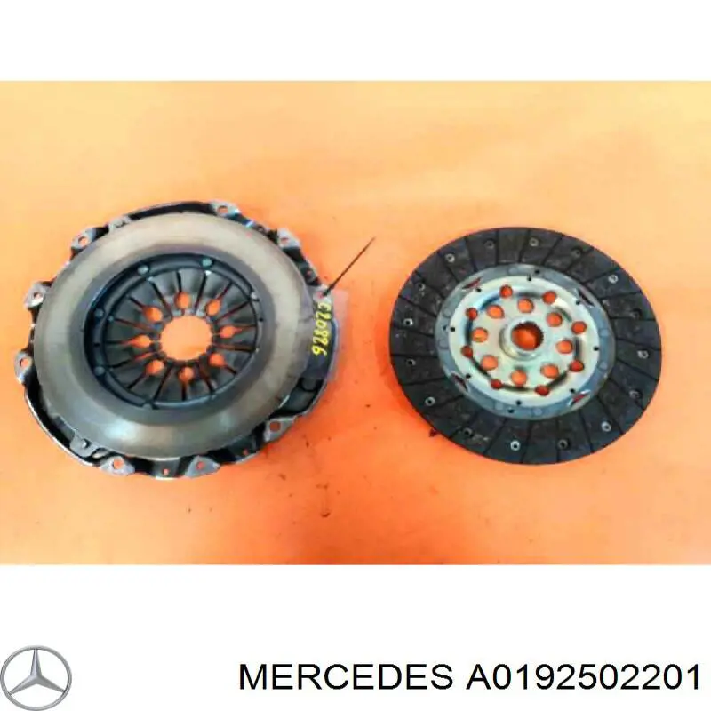 Do koszyka A0192502201 Mercedes Zestaw sprzęgła (3 części)