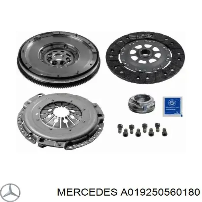 A019250560180 Mercedes zestaw sprzęgła (3 części)