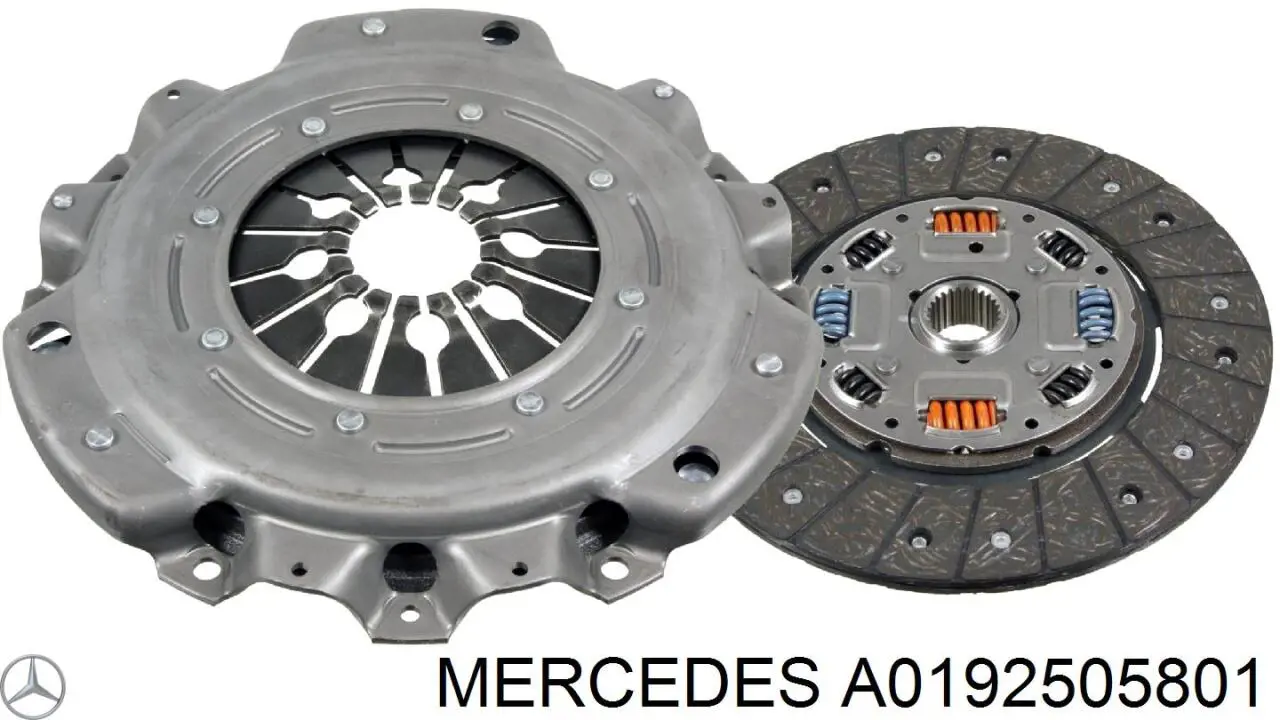 A0192505801 Mercedes Zestaw sprzęgła (3 części)