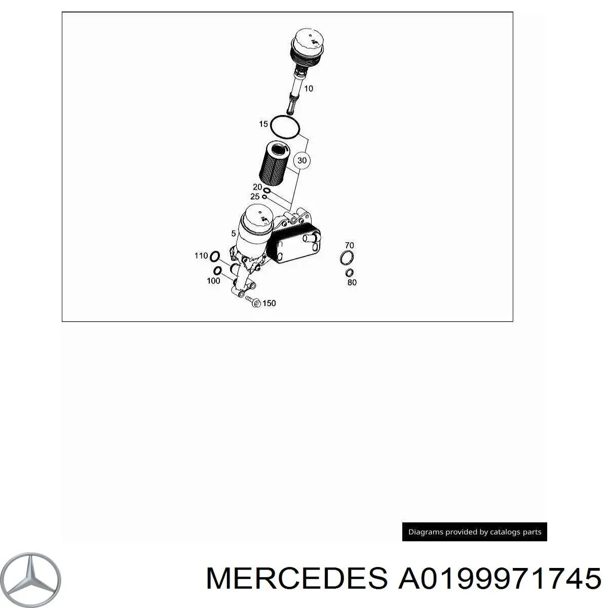 A0199971745 Mercedes Uszczelka przepustnicy