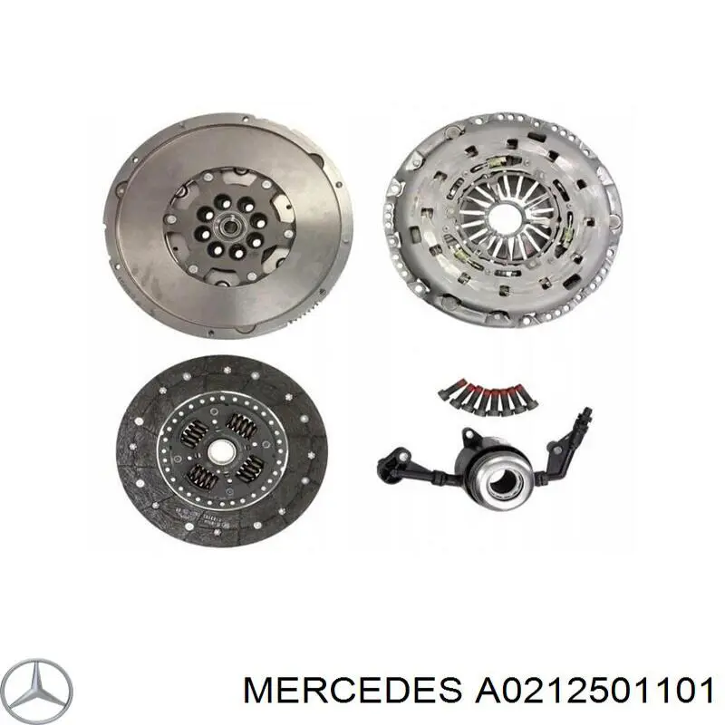 Zestaw sprzęgła (3 części) Mercedes A0212501101 cena, od 161,11 USD