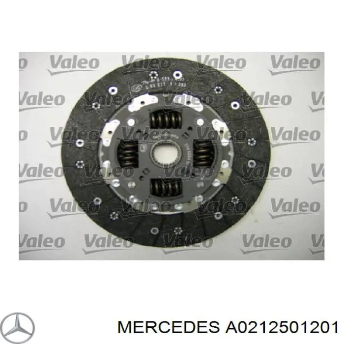 A0212501201 Mercedes Zestaw sprzęgła (3 części)