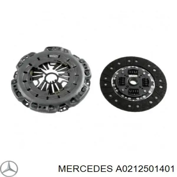 Zestaw sprzęgła (3 części) Mercedes 0212501401 cena, od 160,89 USD