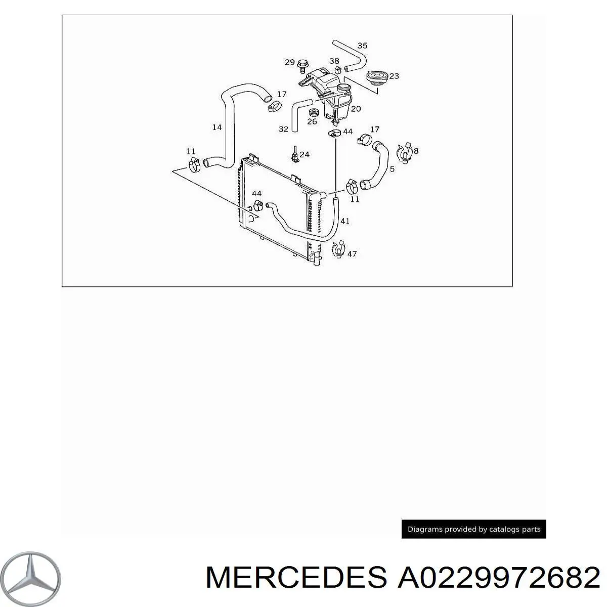  Mercedes A0229972682 cena, od 60,72 USD