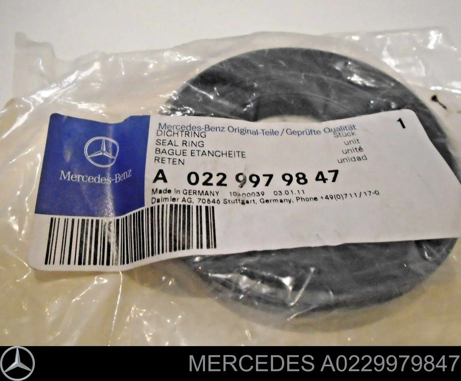 Uszczelniacz półosi mostu tylnego wewnętrzny Mercedes A0229979847 cena, od 10,27 USD