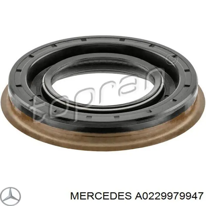 Do koszyka A0229979947 Mercedes Uszczelniacz końcówki reduktora mostu przedniego