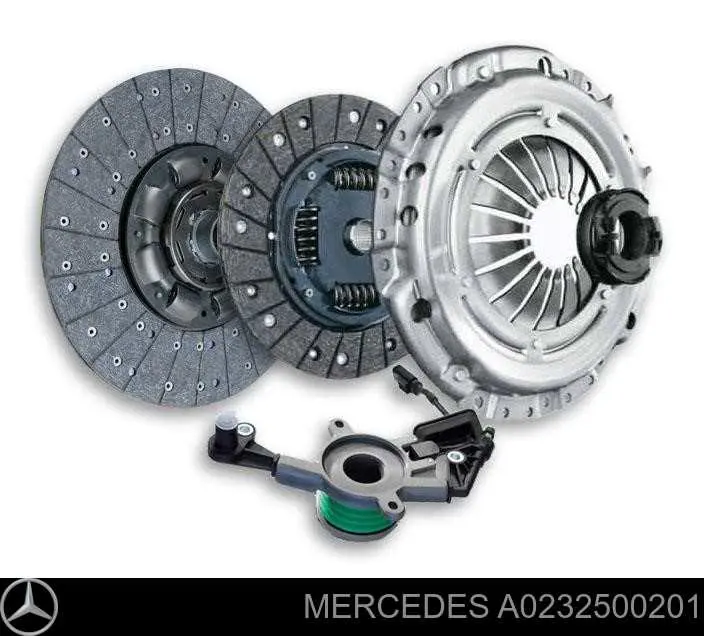A0232500201 Mercedes Zestaw sprzęgła (3 części)