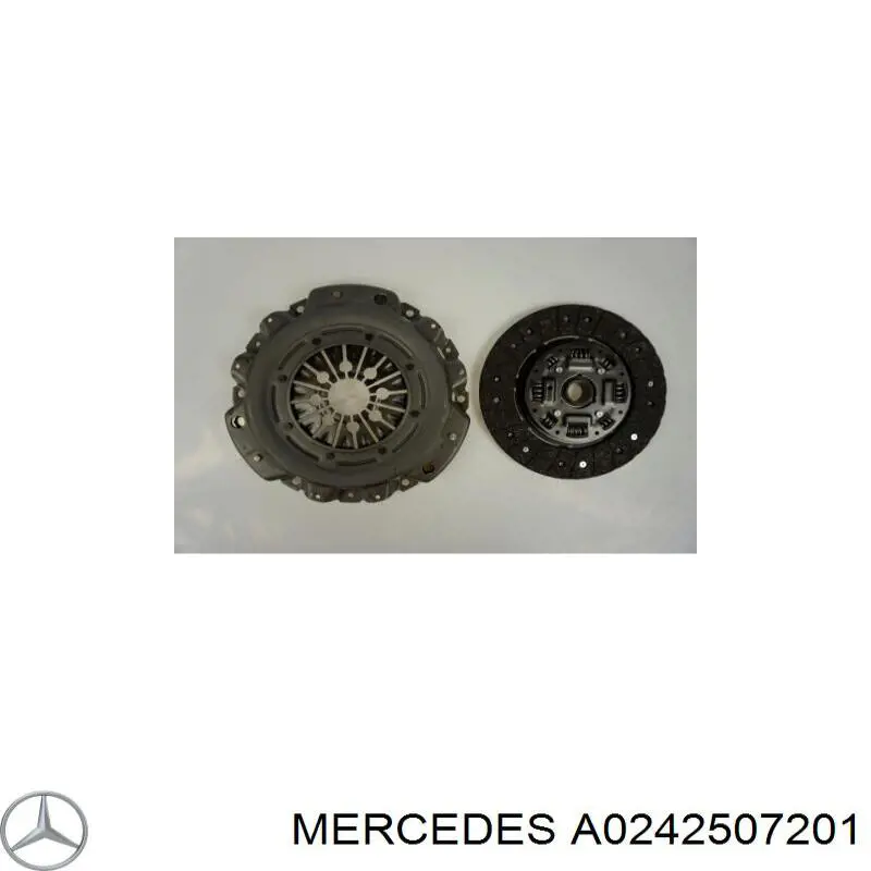A0242507201 Mercedes Zestaw sprzęgła (3 części)