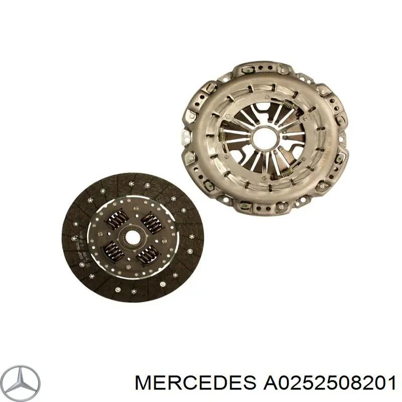 Zestaw sprzęgła (3 części) Mercedes A0252508201 cena, od 824,85 USD