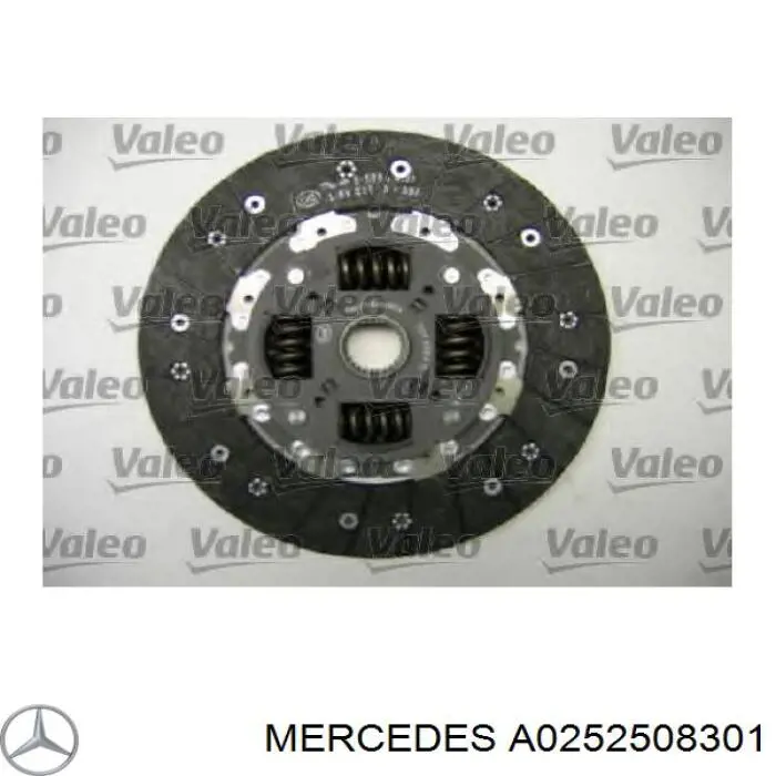 A0252508301 Mercedes Zestaw sprzęgła (3 części)