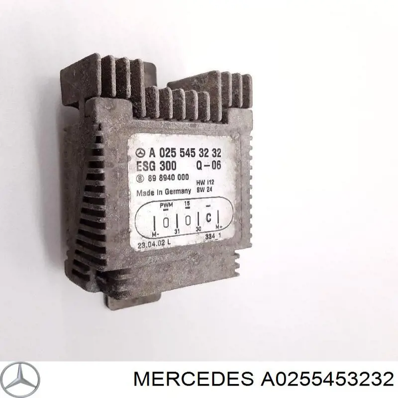 A0255453232 Mercedes Regulator obrotów wentylatora (sterownik)