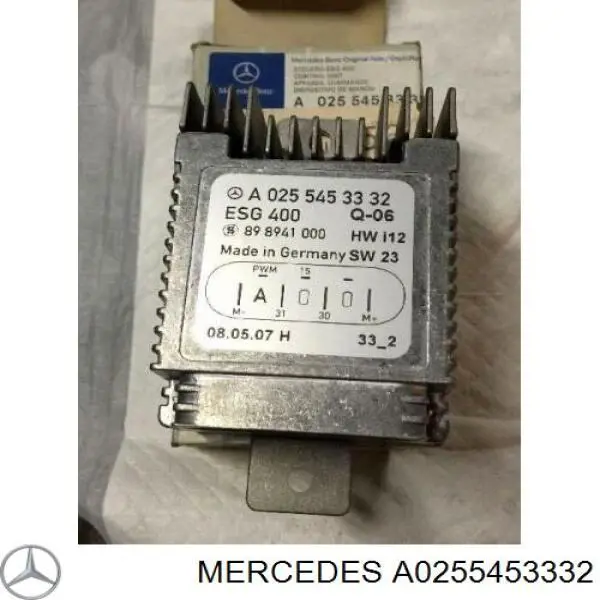 Regulator obrotów wentylatora (sterownik) Mercedes A0275458132 cena, od 81,72 USD