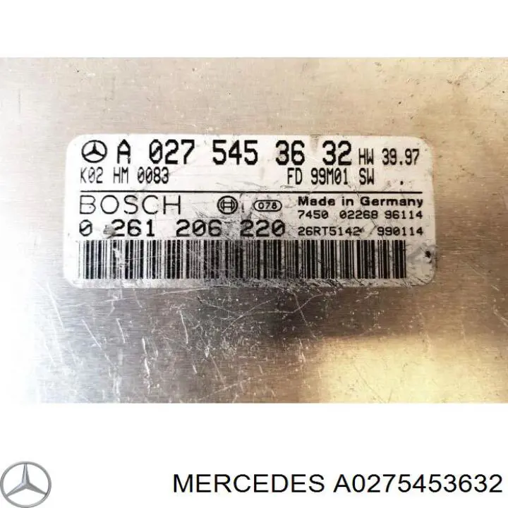 0275453632 Mercedes sterownik silnika