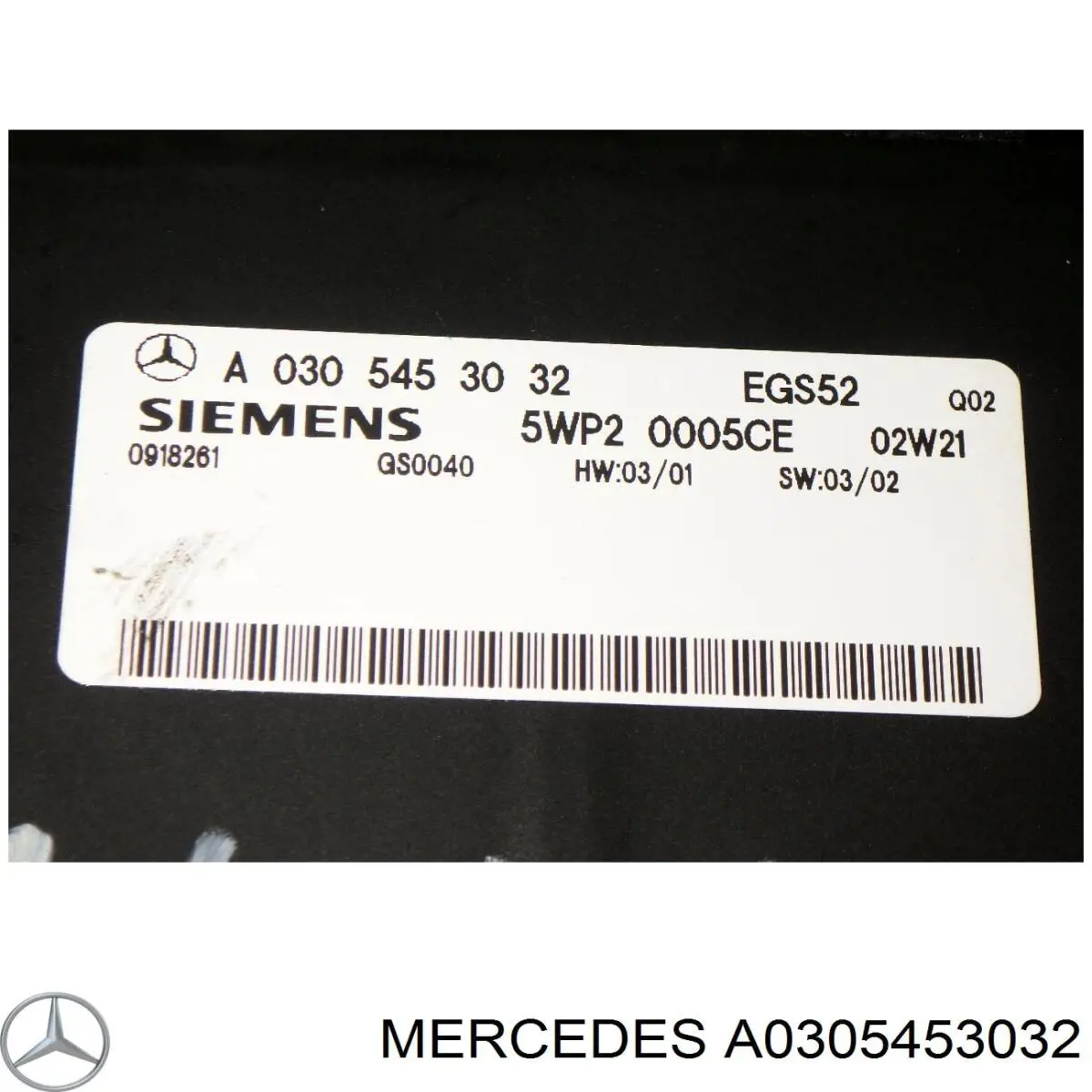 0305453032 Mercedes Sterownik automatycznej skrzyni biegów elektroniczny