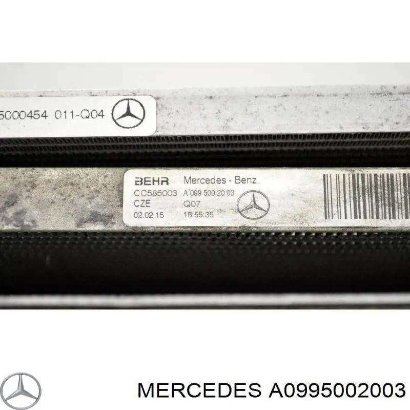 Chłodnica silnika dodatkowa Mercedes A0995002003 cena, od 234,64 USD