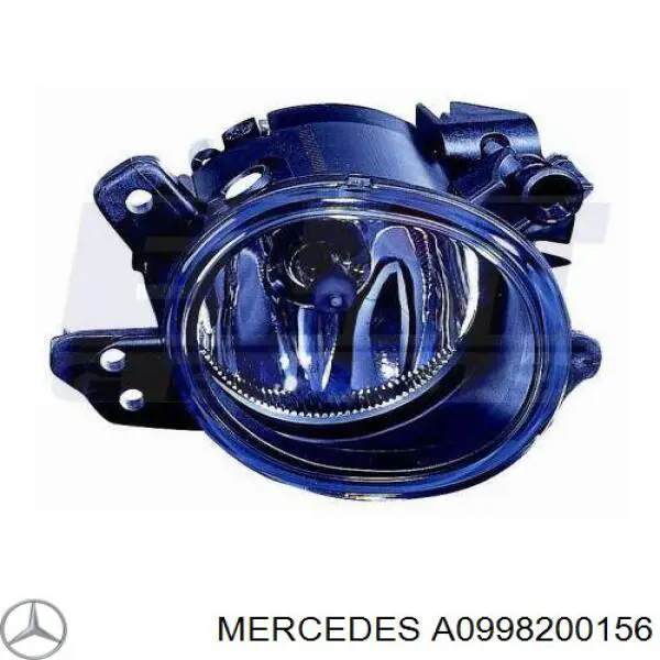 A0998200156 Mercedes Lampa przeciwmgielna lewa