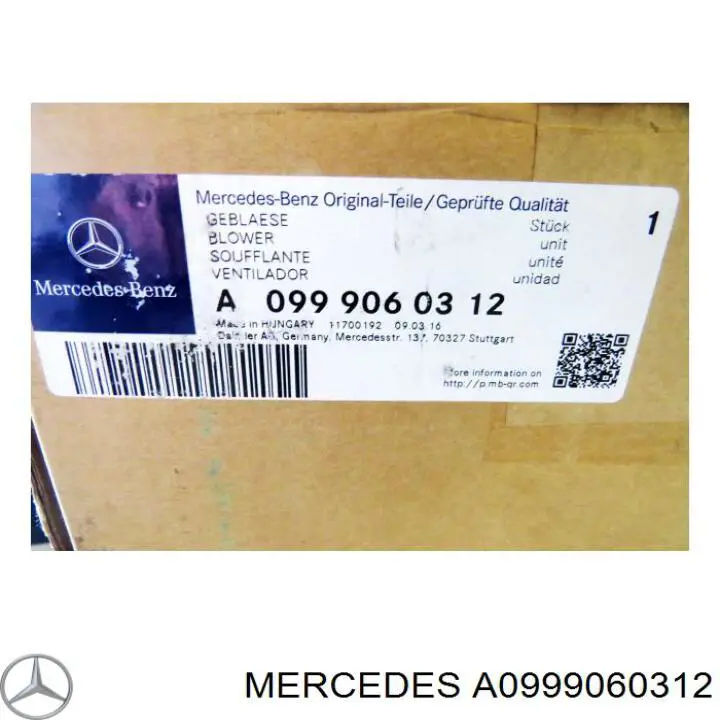 Silniczek wentylatora nagrzewnicy (ogrzewacza wnętrza) Mercedes A0999060312 cena, od 197,50 USD
