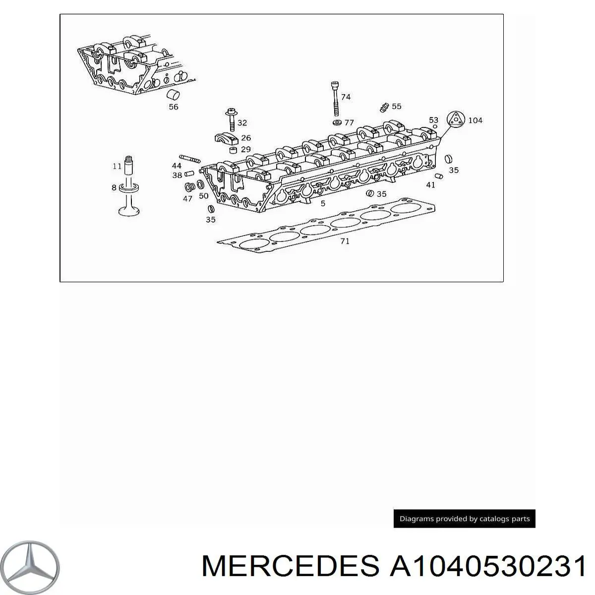 Gniazdo zaworu dolotowego (gniazdo zaworu ssącego) (dwie nazwy) do Mercedes CLK (C208)