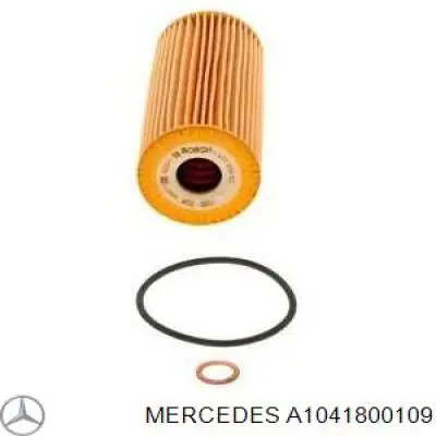 Do koszyka A1041800109 Mercedes Filtr oleju