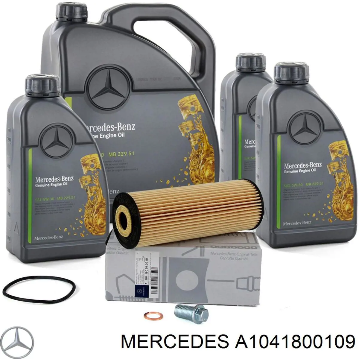 Do koszyka A1041800109 Mercedes Filtr oleju