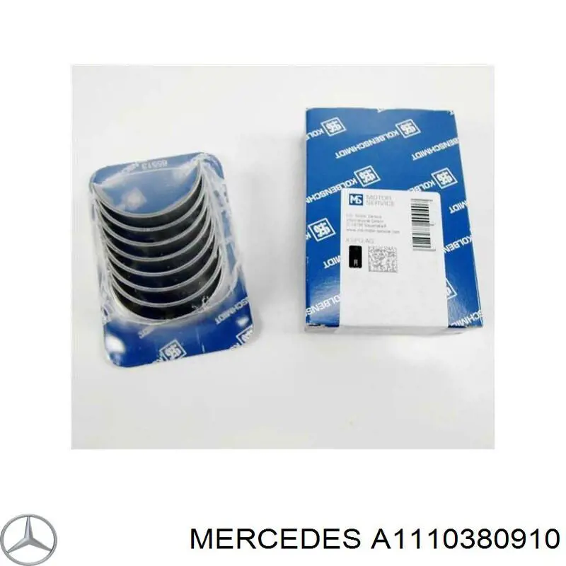 Do koszyka Panewki korbowodowe wału korbowego, zestaw, standardowe (STD) Mercedes S  C140