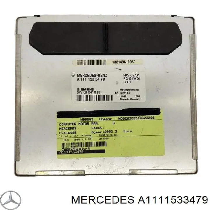 Sterownik silnika Mercedes A1111532979 cena, od 217,93 USD