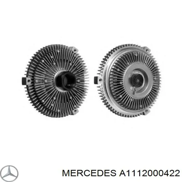 Do koszyka A1112000422 Mercedes Sprzęgło wiskotyczne wentylatora chłodzenia