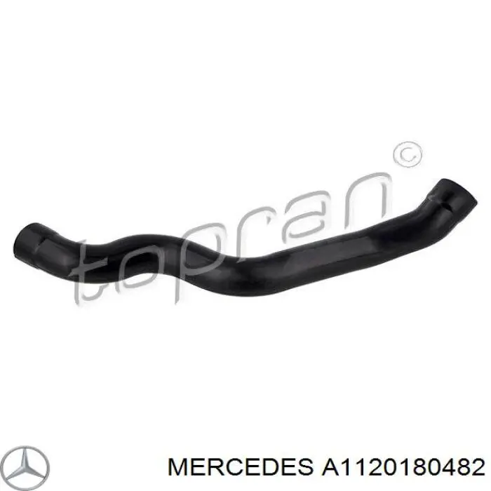 Króciec wentylacji kadłuba (separatora oleju) Mercedes A1120180482 cena, od 11,33 USD